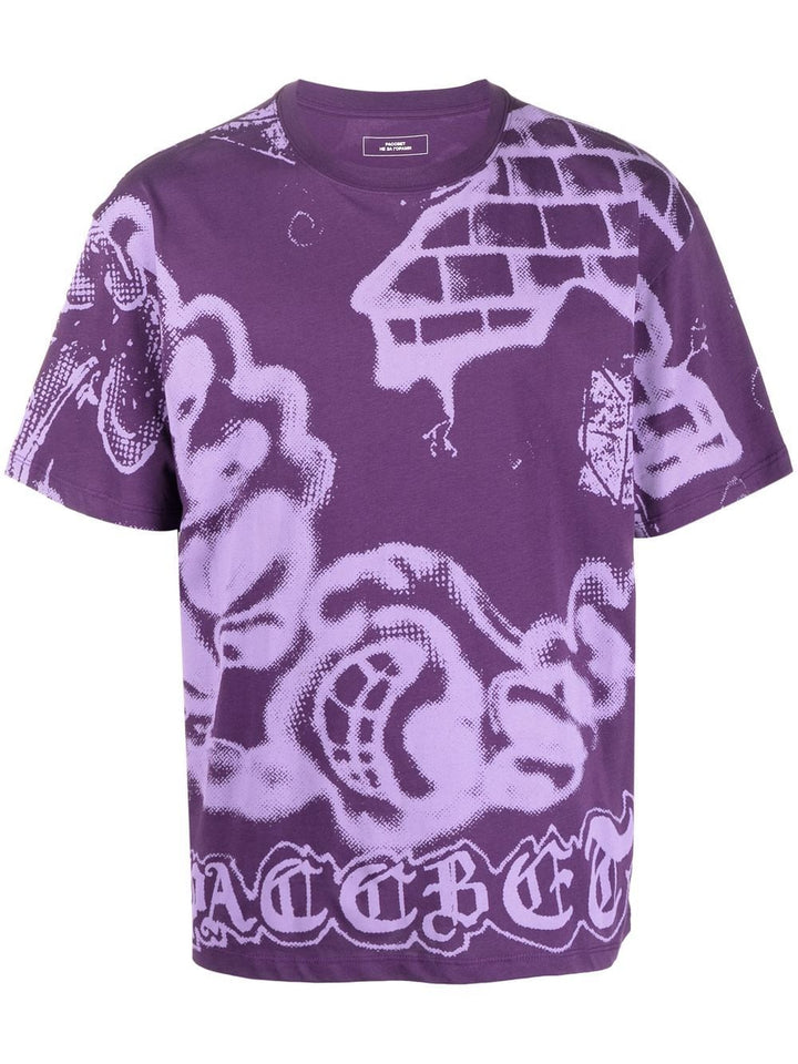 Rassvet Men Spray T-Shirt Knit - Purple