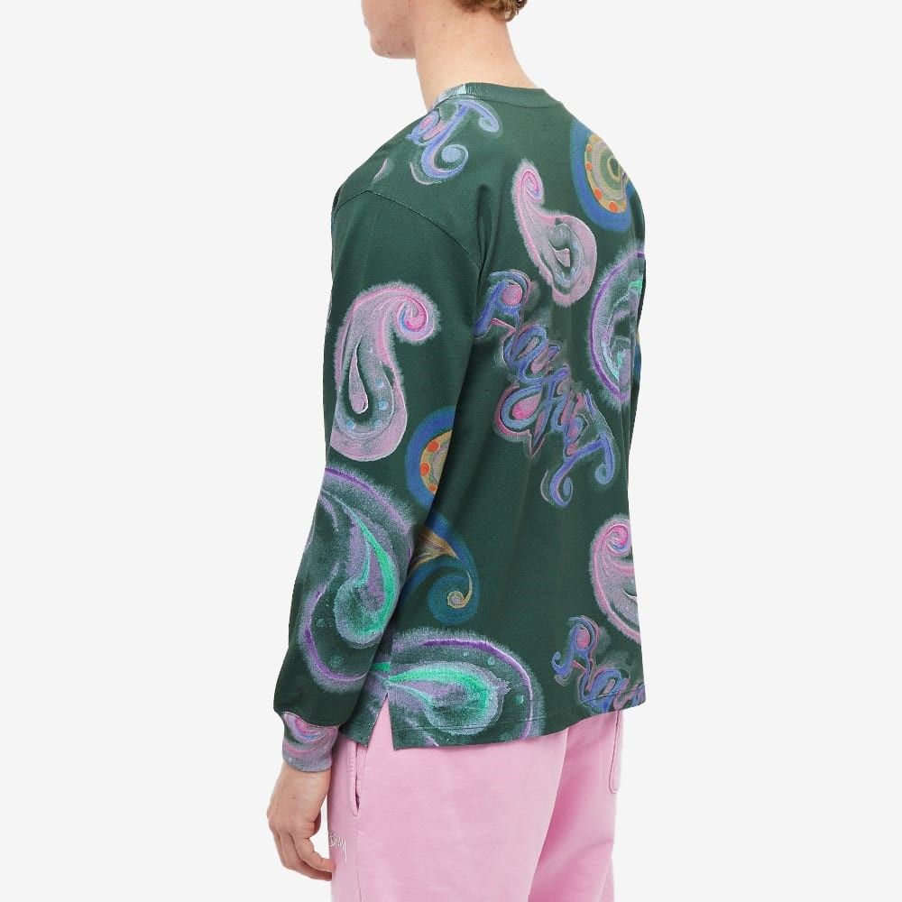 Rassvet Men LS Paisley T-Shirt Knit - Dark Green