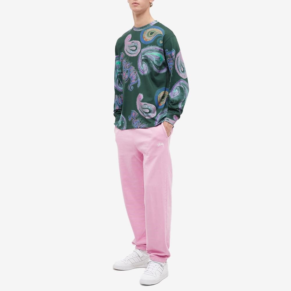 Rassvet Men LS Paisley T-Shirt Knit - Dark Green