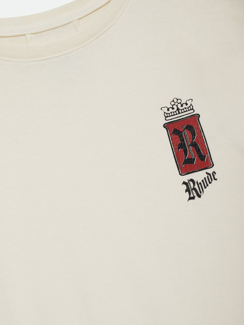Rhude Fumar 91 Tee - Vintage White / Black / Red 3160