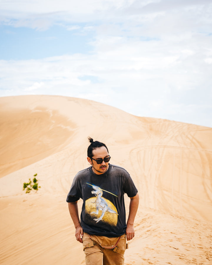 Saint Micheal X SORAYAMA T-Rex SS Tee - Black