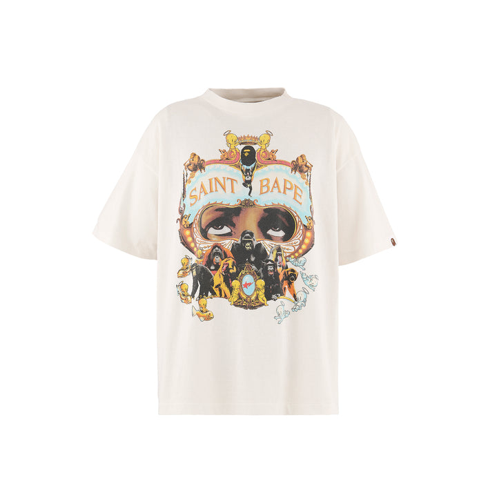 Saint Micheal  X Bape Generation SS Tee - White