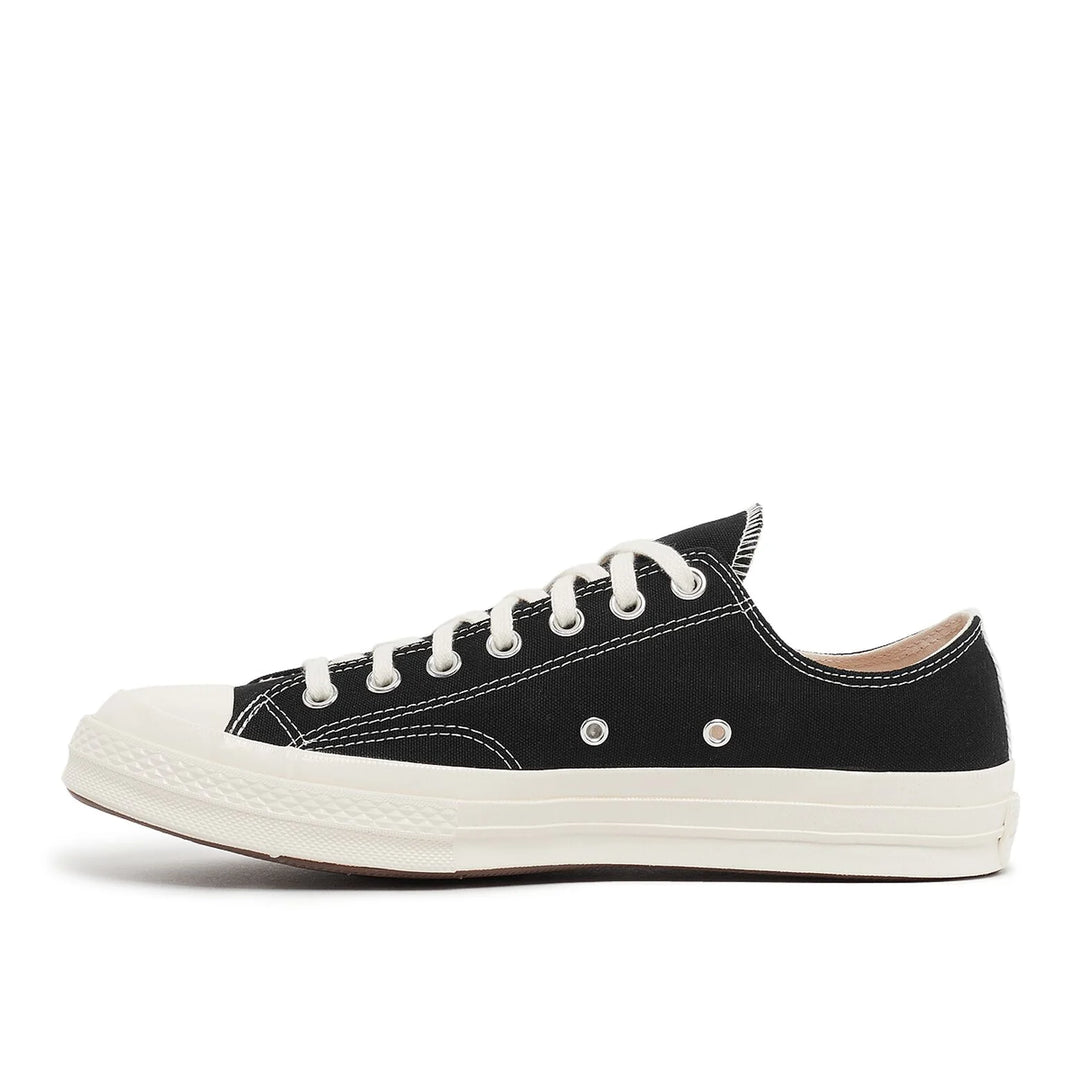 Comme des Garçons PLAY Small Red Heart Chuck Taylor All Star '70 Low Sneakers - Black - AZ-K128-001-1