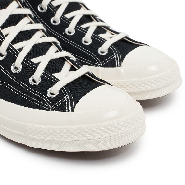 Comme des Garçons PLAY Small Red Heart Chuck Taylor All Star '70 High Sneakers - Black - AZ-K129-001-1