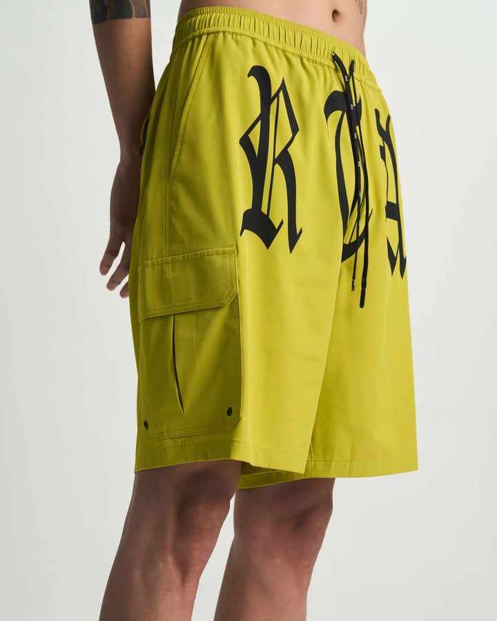 RTA Miguel Swim Trunk - Citron Old English