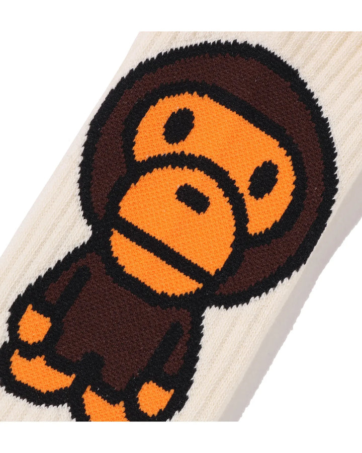 BAPE BABY MILO SOCKS M UNDERWEAR IVORY