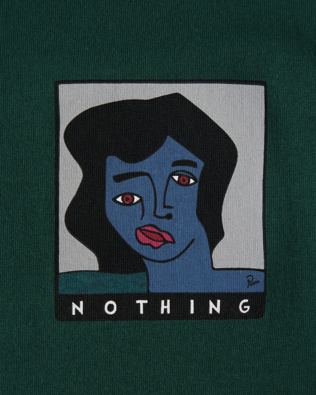 By Parra Nothing Please T-Shirt - Pine Green