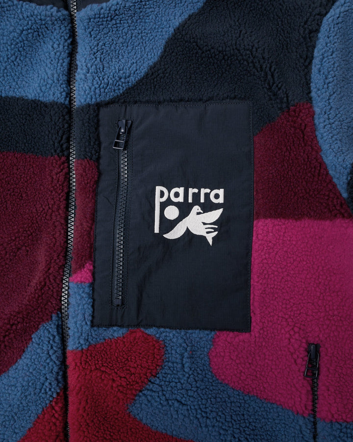 By Parra Full Ftp Booster Polar Fleece Jacket - Red