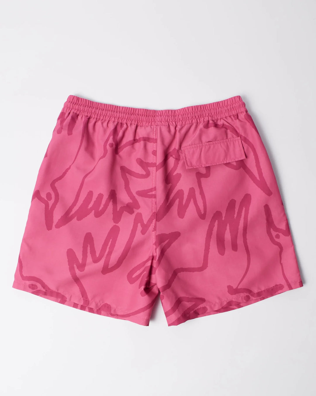 By Parra - Birds fly free swim shorts - Purple pink