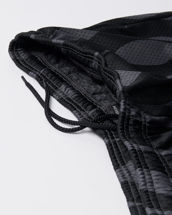 By Parra - Waved Mesh Shorts - Black