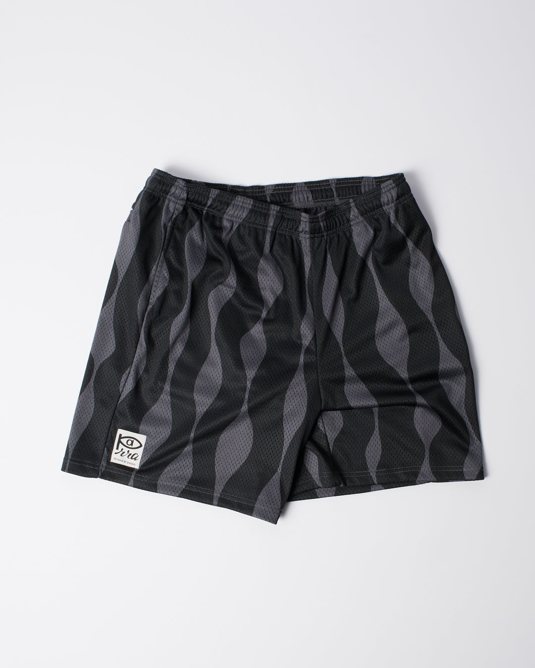 By Parra - Waved Mesh Shorts - Black