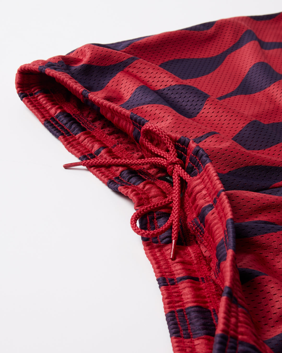 By Parra - Waved Mesh Shorts - Red