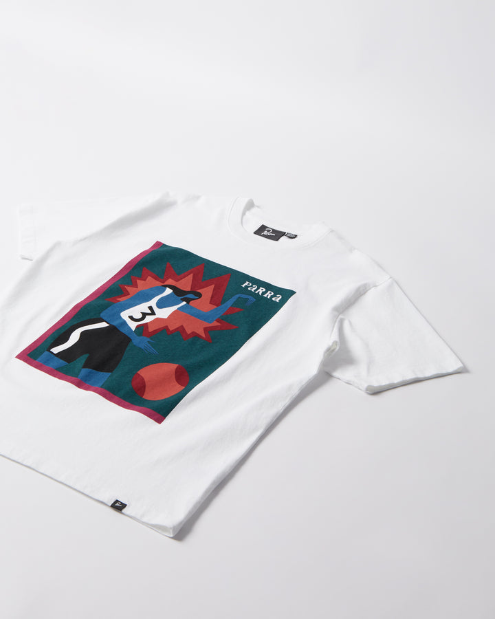 By Parra - Baseketball T-Shirt - White