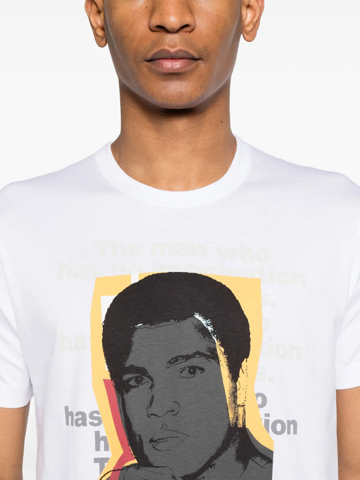 Comme Des Garçons SHIRT x Andy Warhol T-Shirt - White