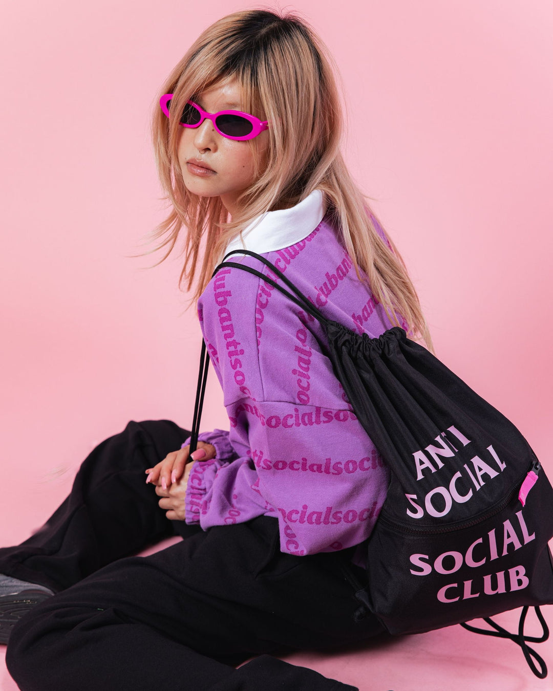 Anti Social Social Cinch Bag Multi