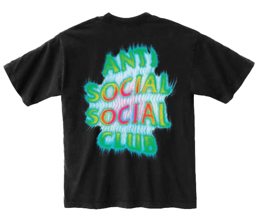 Anti Social Social Club Tonkatsu: Thermal Flame Tee - Black