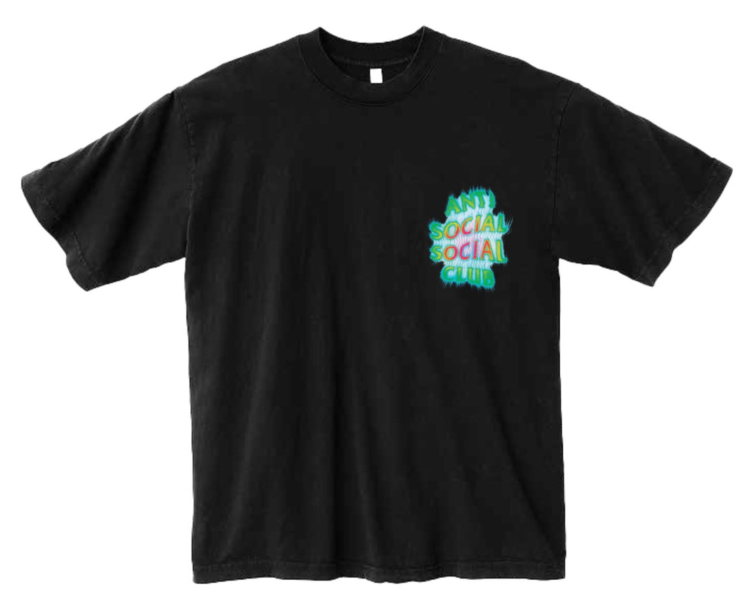 Anti Social Social Club Tonkatsu: Thermal Flame Tee - Black