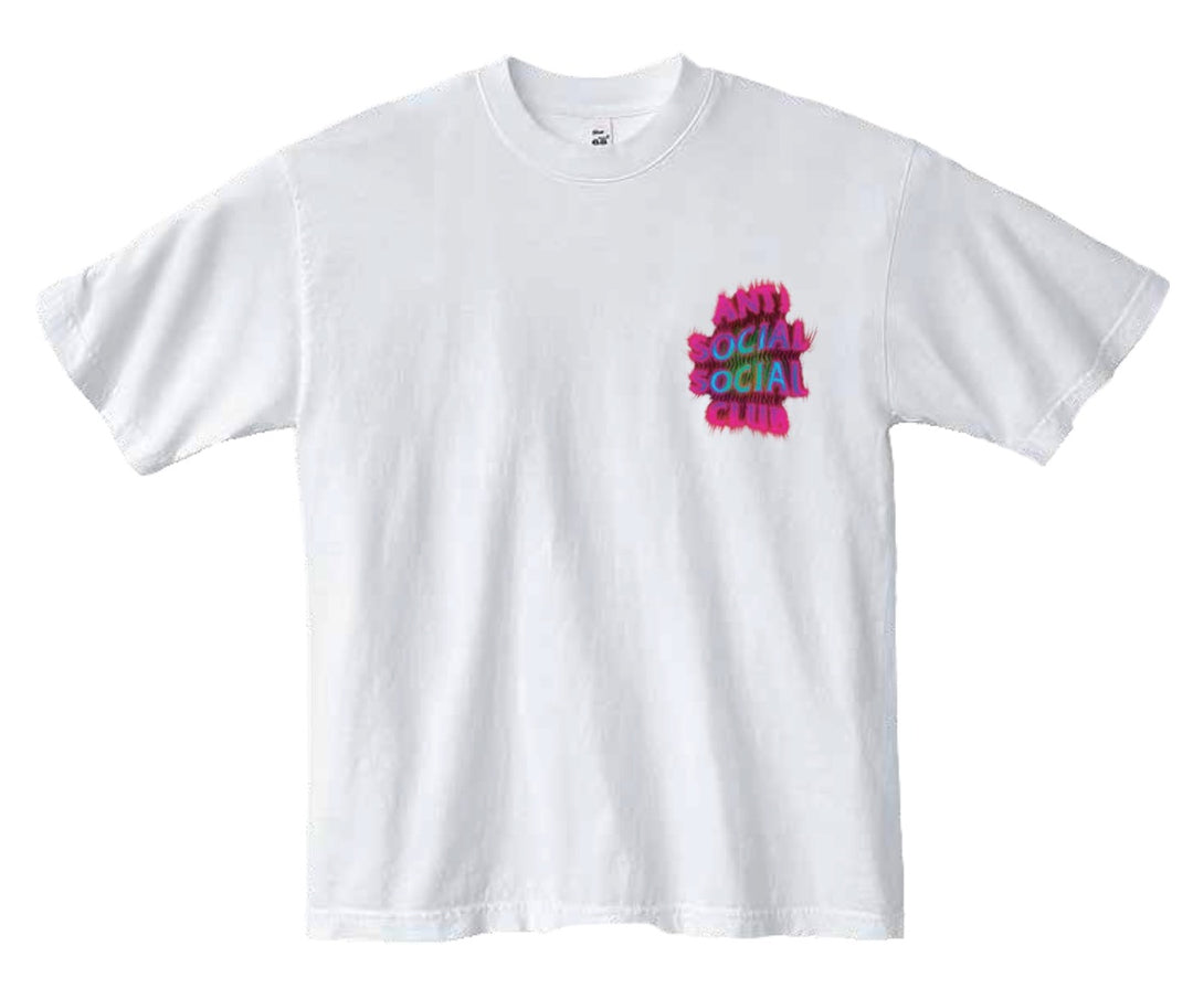 Anti Social Social Club Tonkatsu: Thermal Flame Tee - White