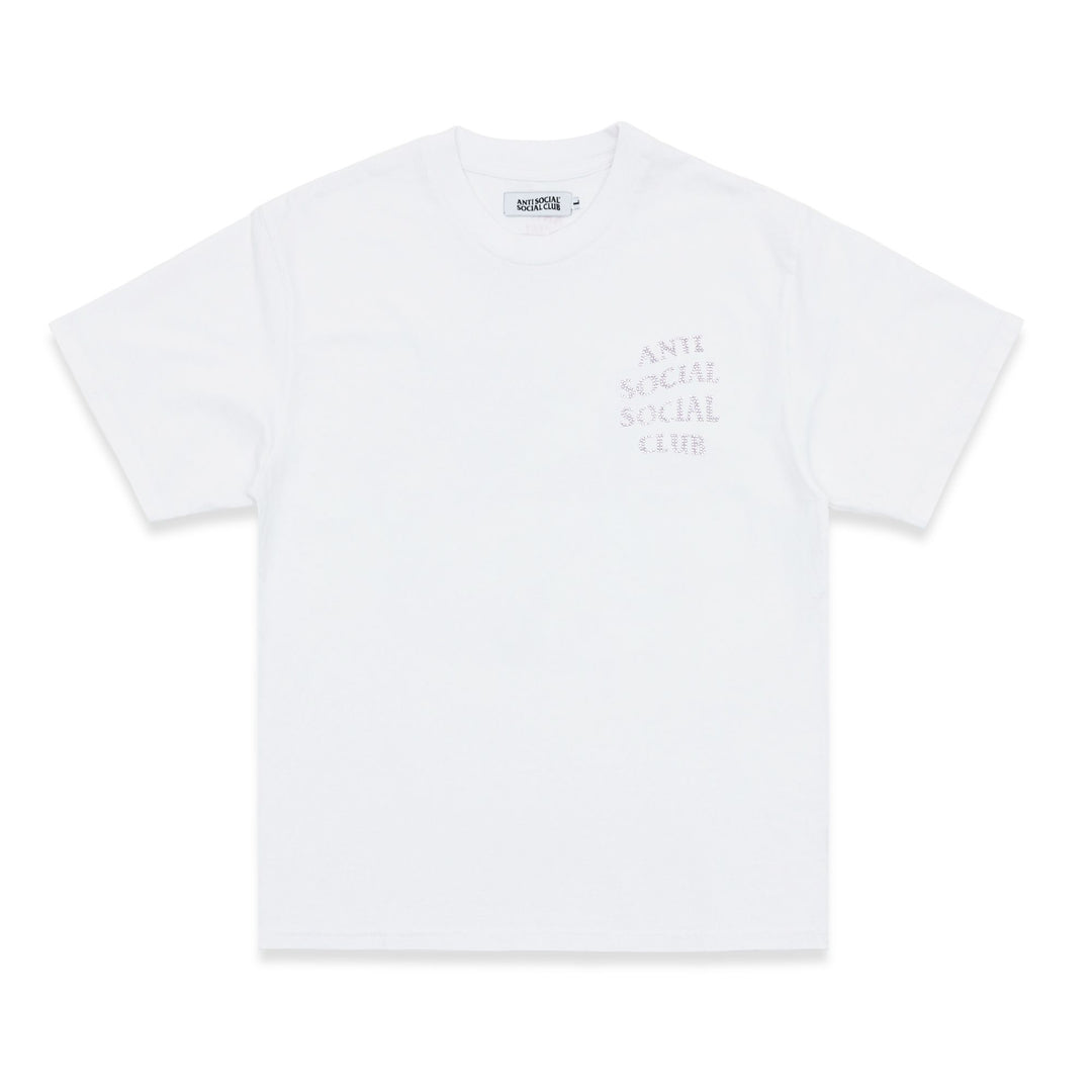 Anti Social Social Club Rhinestone Mind Games Tee White