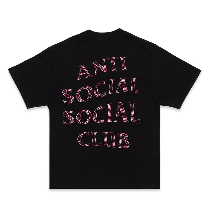Anti Social Social Club Rhinestone Mind Games Tee Black