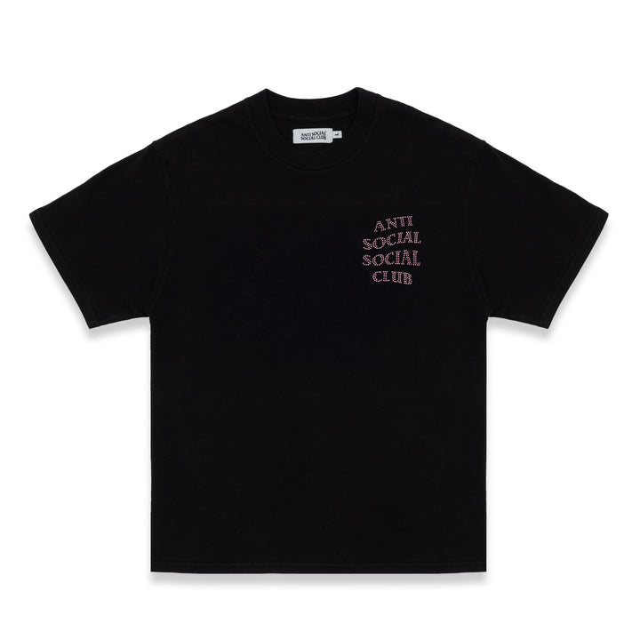 Anti Social Social Club Rhinestone Mind Games Tee Black