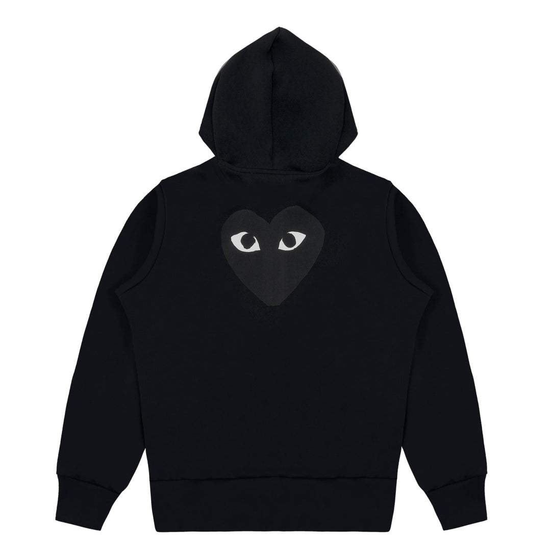COMME DES GARCONS PLAY Zip Up Hoodie - Black - AZ-T254-051-1