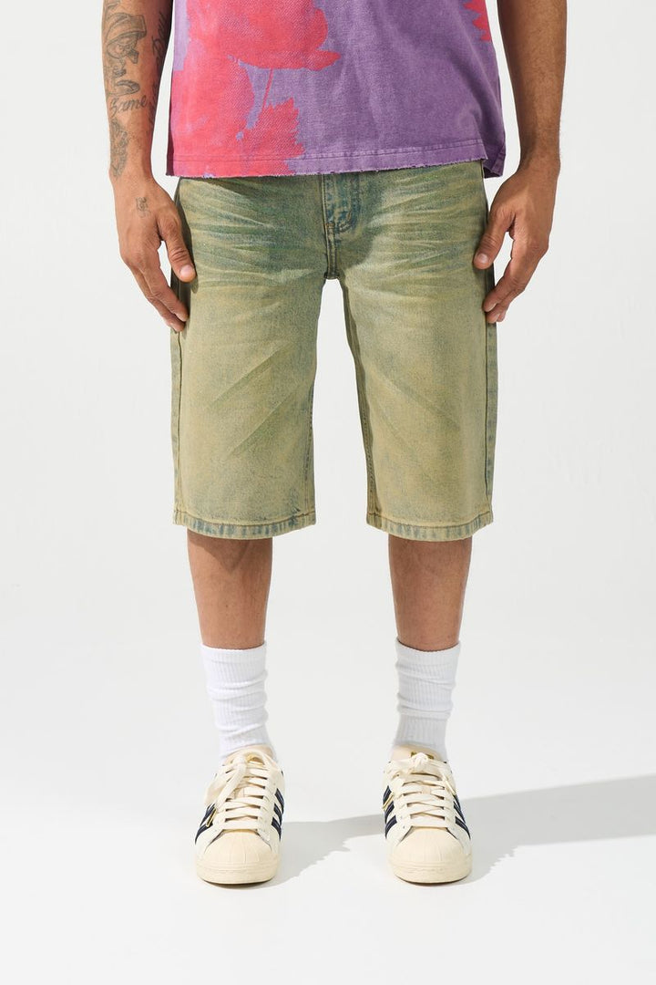 Serenede - CITRINE Denim Shorts Yellow