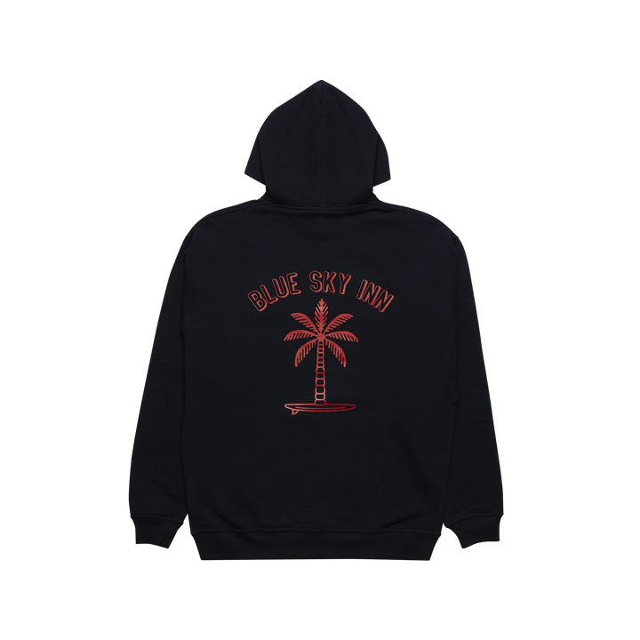Blue Sky Inn Surf Palm Logo Hoodie - Black