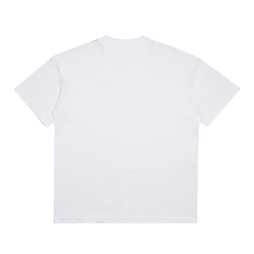 Blue Sky Inn Car Tee - White