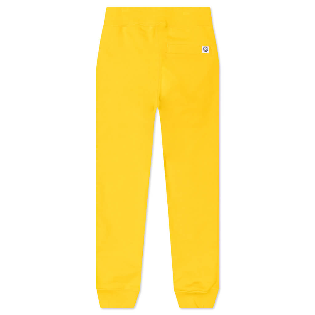 Billionaire Boys Club For Children bb straight font jogger - lemon