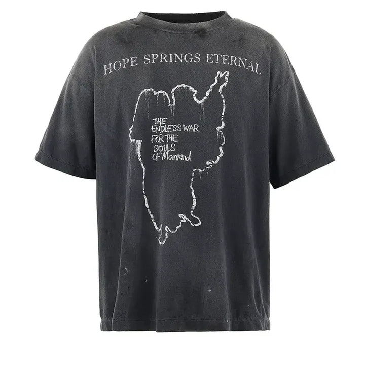 Saint Micheal Hope Spring Tee - Black