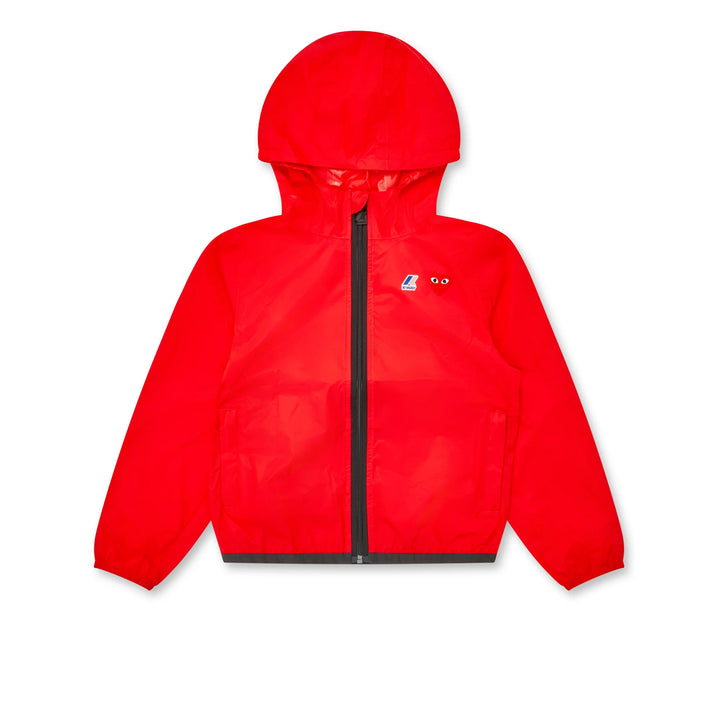 COMME DES GARCONS PLAY For Children Kids K-Way Zip Jacket - Red - AZ-J503-051-2