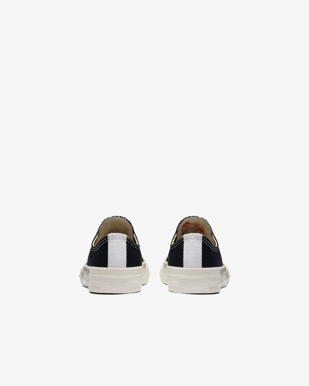 Comme des Garçons PLAY Kids' Small Red Heart Chuck Taylor All Star '70 Low Sneakers - Black - AZ-K501-001-1