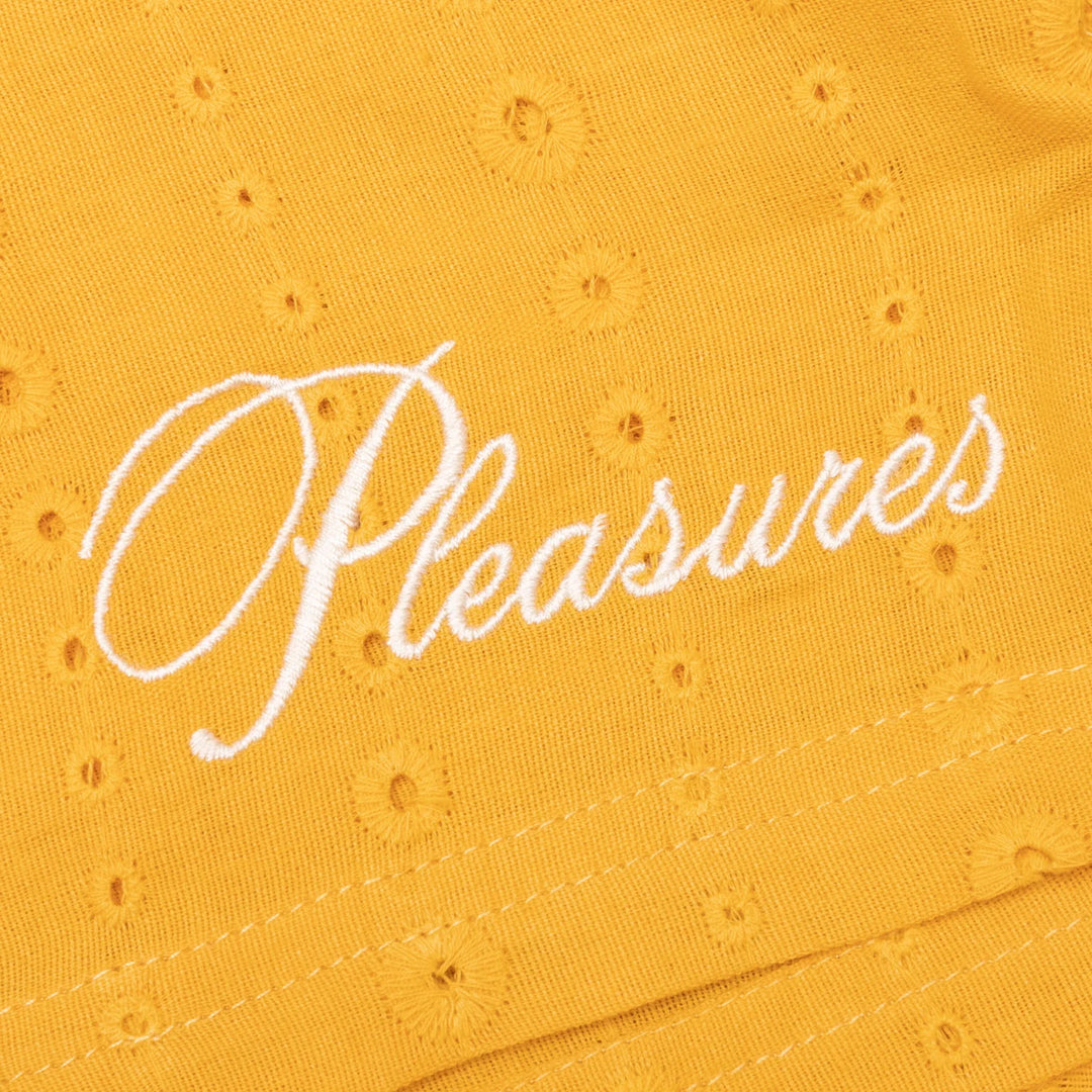 Pleasures CLARITY WOVEN POLO - YELLOW