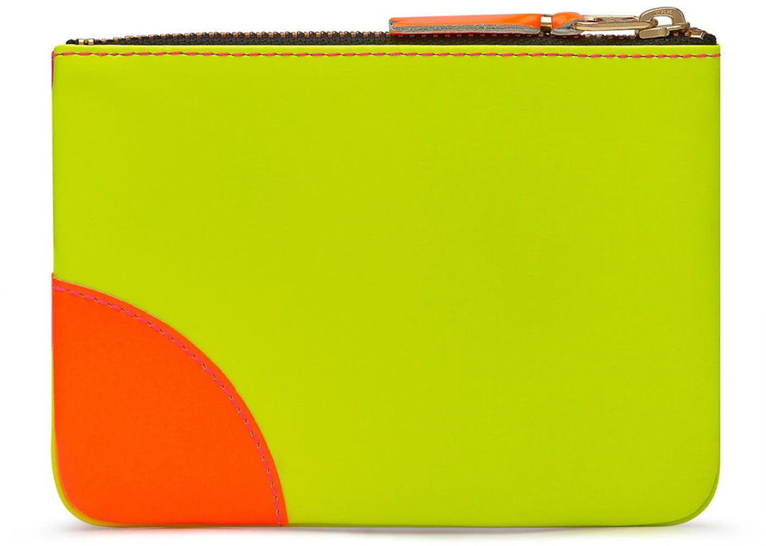 Comme Des Garcons Wallet Super Fluo - Pink/Yellow - SA8100SF