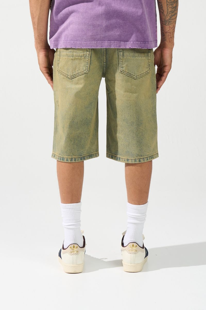 Serenede - CITRINE Denim Shorts Yellow