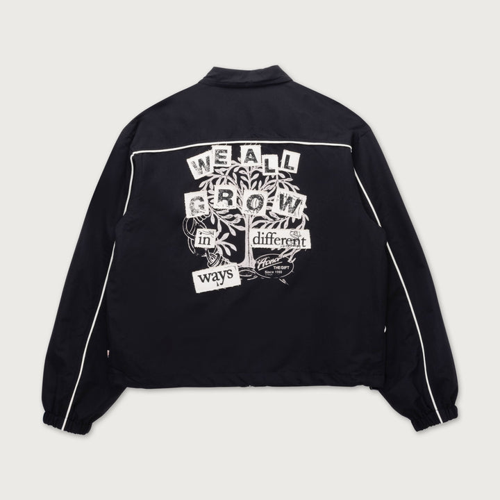 Honor The Gift GROWTH TRACK JACKET BLACK