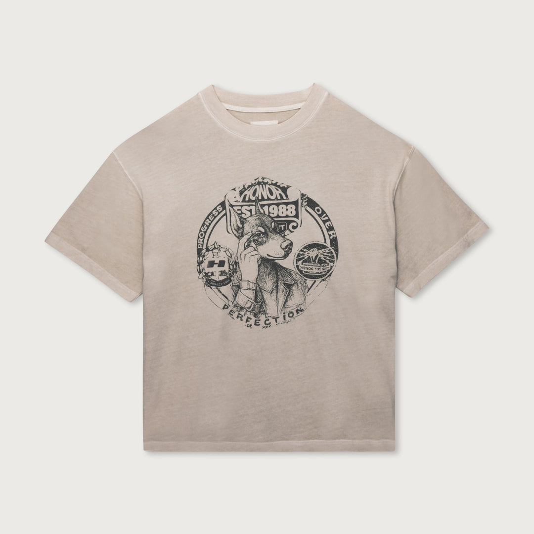 Honor The Gift - Procastination Hotline S/S Tee Cream
