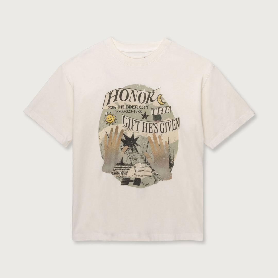 Honor The Gift - Gift He's Given S/S Tee White