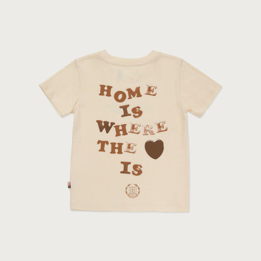Honor The Gift For Children Kids Home Is Where T-Shirt - Bone