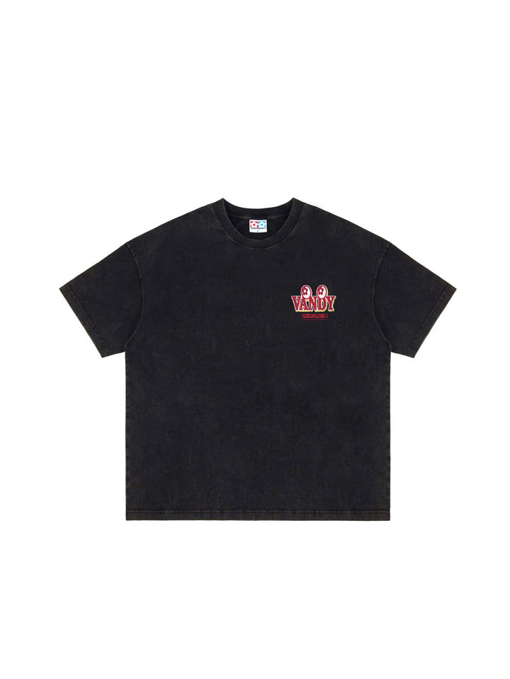 Vandy The Pink Cup Noodle Eye logo Tee Black