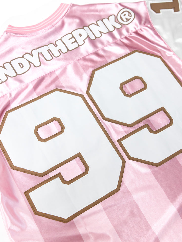 Vandy The Pink Eye logo Stripe Jersey Pink