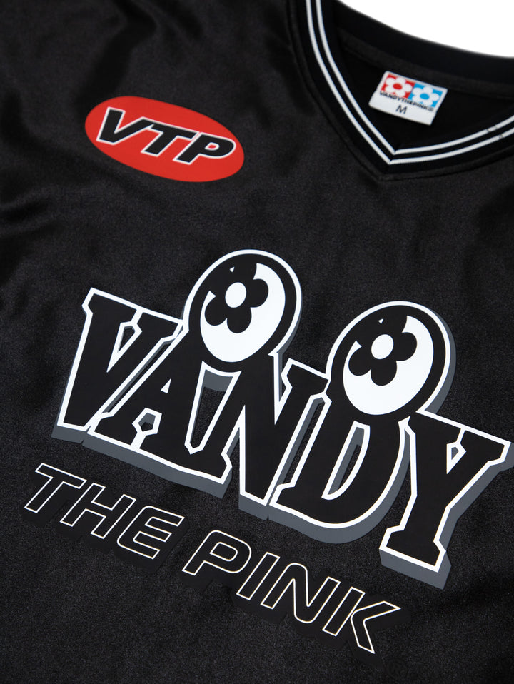 Vandy The Pink Eye Logo Football Jersey Black