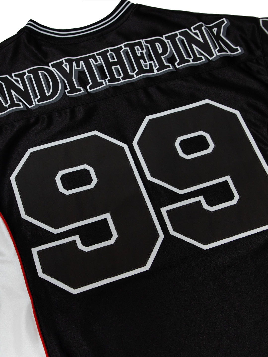 Vandy The Pink Eye Logo Football Jersey Black
