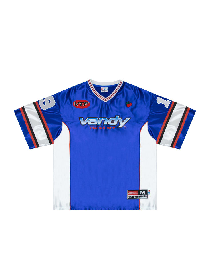Vandy The Pink Cherry Football Jersey Blue