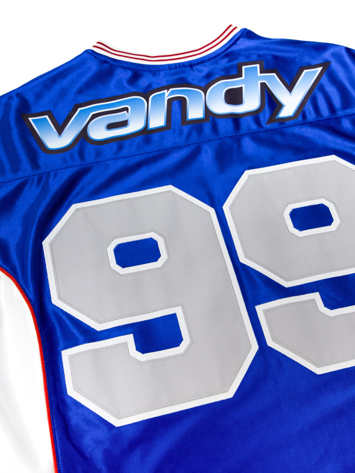 Vandy The Pink Cherry Football Jersey Blue