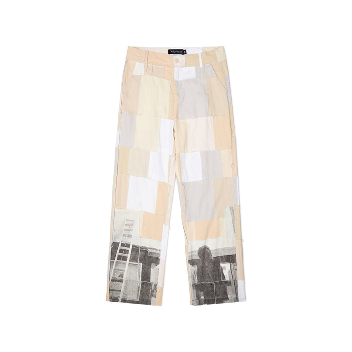 KidSuper Studios Patchwork Pant - Natural