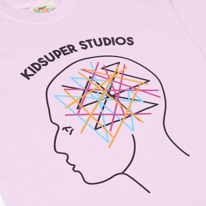 KidSuper Studios Thoughts in my head Tee - Lilac