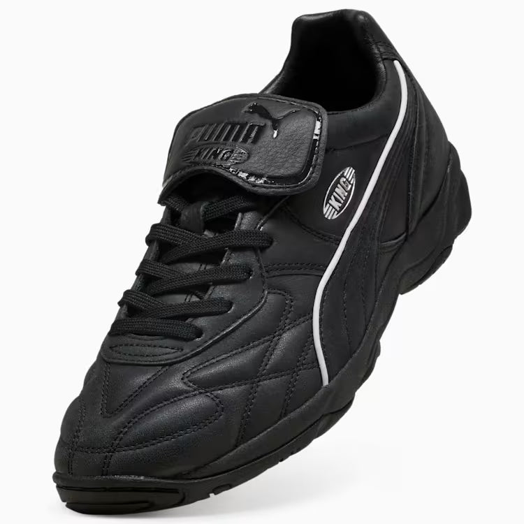 PUMA King Indoor Premium Unisex Sneakers - PUMA Black-PUMA White