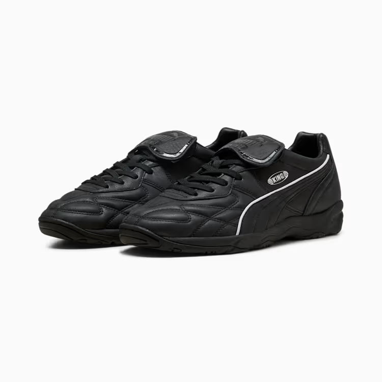 PUMA King Indoor Premium Unisex Sneakers - PUMA Black-PUMA White